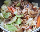 簡単美味☆卵を絡めてまろやか昭和の焼肉丼作り方7写真