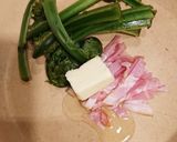 こごみベーコン作り方1写真