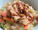 簡単美味☆卵を絡めてまろやか昭和の焼肉丼作り方12写真