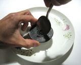チョコレートで作るカラフルな器作り方10写真