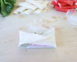 手軽に美味しい【カニカマチーズの春巻き】作り方4写真