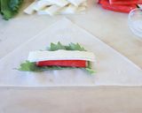 手軽に美味しい【カニカマチーズの春巻き】作り方3写真