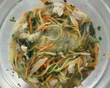 野菜たっぷりレンチンスープパスタ作り方4写真