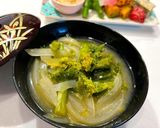 春香る❀蕗の薹と菜の花のお味噌汁作り方10写真