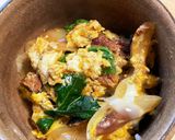 お手軽ランチに！蒲焼缶詰の卵とじ丼♪作り方5写真