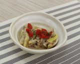 白菜と豚肉のミルフィーユ蒸し作り方5写真