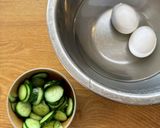 材料2つ！たまごサラダ作り方1写真