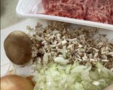 肉団子みそ汁/ハンバーグ作り方1写真