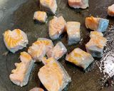 鮭とほうれん草のクリームパスタ作り方1写真