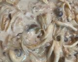 鮭とほうれん草のクリームパスタ作り方3写真