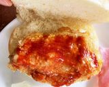 ヘルシー!ファ○チキ風バーガー★鶏胸肉作り方5写真