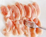 レンジで!白菜鶏胸肉の生姜ゴママヨサラダ作り方1写真