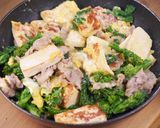 ほろ苦い菜の花と豆腐の春のチャンプルー☆作り方5写真