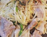 ニラもやし豚バラ塩焼きそば作り方8写真