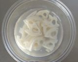 蓮根と挽き肉の混ぜご飯。作り方1写真