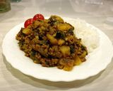 ほうれん草とじゃがいものドライカレー作り方9写真