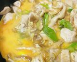 薄揚げを加えた親子丼●親子＆海苔きつね丼作り方3写真