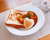 とろーり目玉焼きトースト作り方6写真