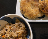 昨日のすき焼きの煮汁で炊き込みご飯作り方4写真