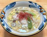 鶏ささみ肉と長ネギとシメジの卵とじ作り方6写真
