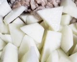 〔常備菜〕20分で子供大好き♪豚バラ大根作り方3写真