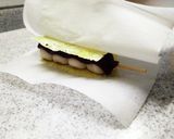 甘じょっぱ ⸜♡⸝ 串だんごチーズ巻き作り方6写真