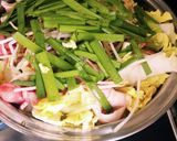 豚肉と白菜とモヤシとニラの旨辛鍋作り方16写真