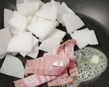 ディル香る北欧♪煮込まないスープ♪大根作り方1写真