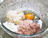 もっちもち！レンコン鶏団子作り方2写真