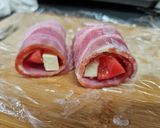 お弁当のおかずに～ベーコンチーズ巻き作り方2写真