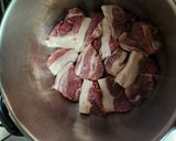 豚肉とゴロゴロ野菜のスープ作り方1写真