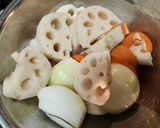 豚肉とゴロゴロ野菜のスープ作り方2写真