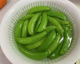 パリパリえんどうのカレー炒飯作り方2写真