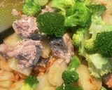 さばとサーモンのカレーマヨチーズ炒め作り方3写真