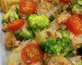 さばとサーモンのカレーマヨチーズ炒め作り方4写真