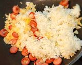 紅生姜の炒飯作り方3写真