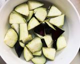 茄子椎茸きな粉甘ごま噌味八宝回鍋肉風作り方5写真