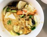 茄子椎茸きな粉甘ごま噌味八宝回鍋肉風作り方12写真