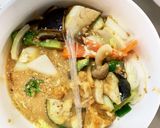 茄子椎茸きな粉甘ごま噌味八宝回鍋肉風作り方14写真