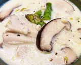 アスパラ•キノコの豆乳スープ作り方5写真