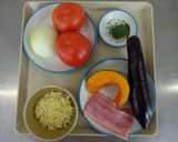 ゴロゴロ夏野菜のトマトグラタン作り方1写真