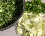 牛肩ロースの醤油レモン炒め（野菜添え）作り方1写真