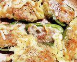 ピーマンの肉詰めをチーズで焼きました～作り方9写真