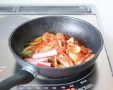 焼肉に合う【カニカマキュウリのキムチ炒め作り方5写真