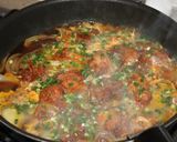 鶏のから揚げ半熟たまご丼作り方4写真