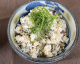 もずくと梅の炊き込みごはん作り方5写真