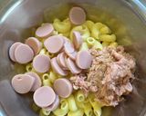 ツナと魚肉ソーセージとマカロニのサラダ作り方4写真