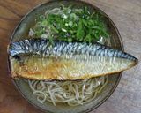 塩サバ蕎麦作り方4写真