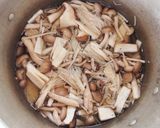 直ぐ出来る♪きのこの 味噌コンソメスープ作り方3写真