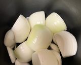 ホールのトマト缶で完熟トマトハヤシライス作り方1写真